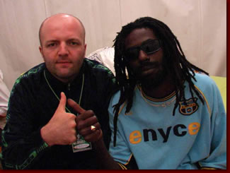 Pier again with Buju (July 2003)