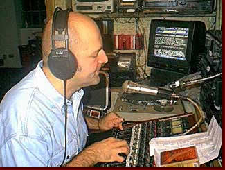 Pier Tosi at the controls